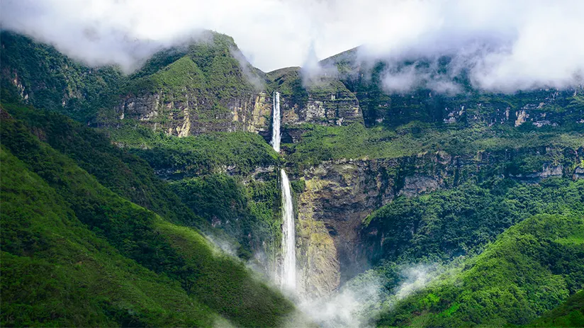 gocta waterfalls hiking in peru