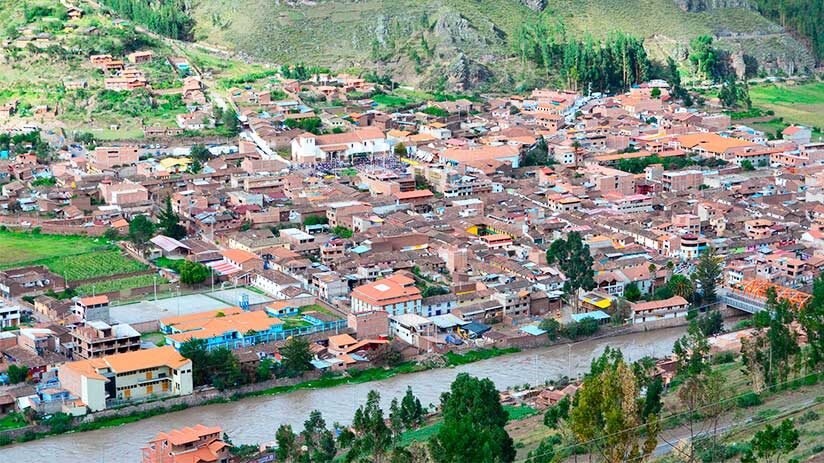 pisac modern town