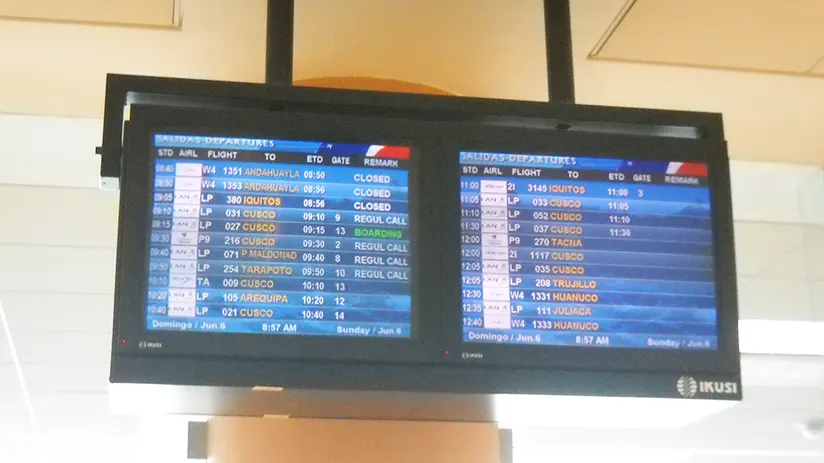 lima to cusco flight schedules