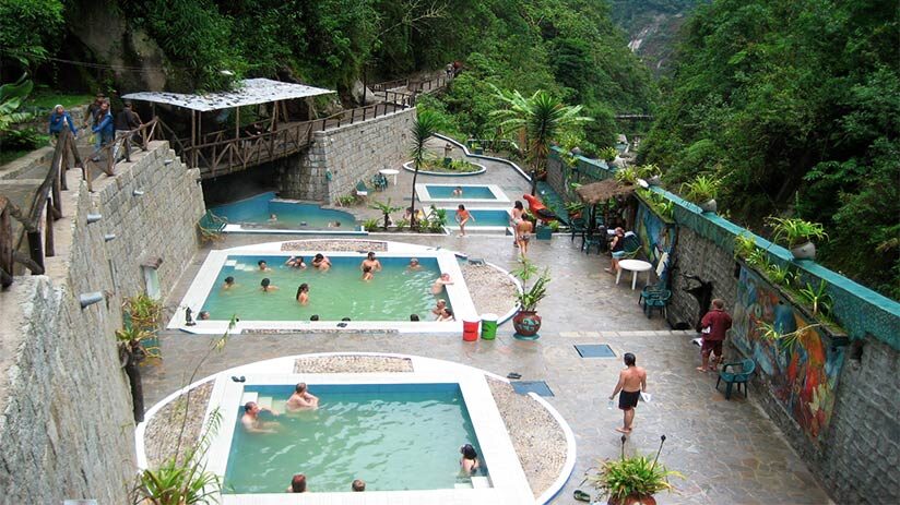 hot spring in aguas calientes