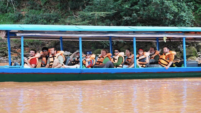 tambopata national reserve by boat
