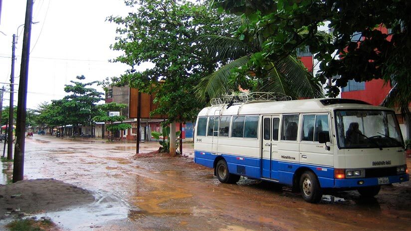 tambopata national reserve by bus