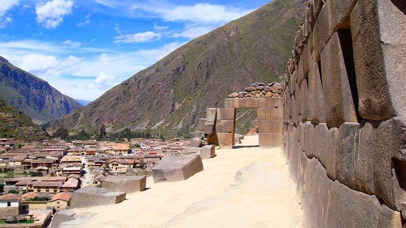 ollantaytambo in the sacred valley map