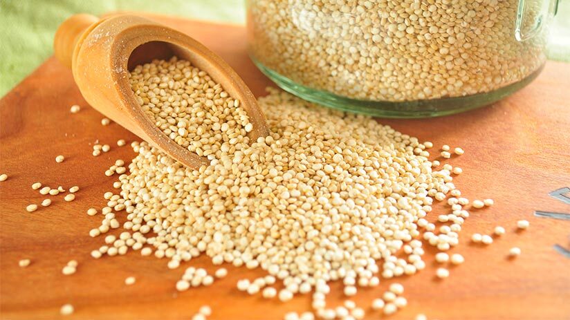 proteins in the quinoa