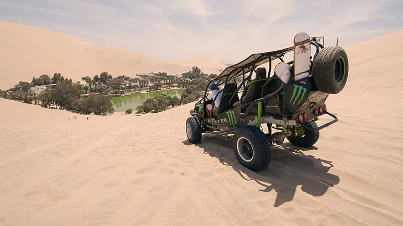 adventure in huacachina oasis