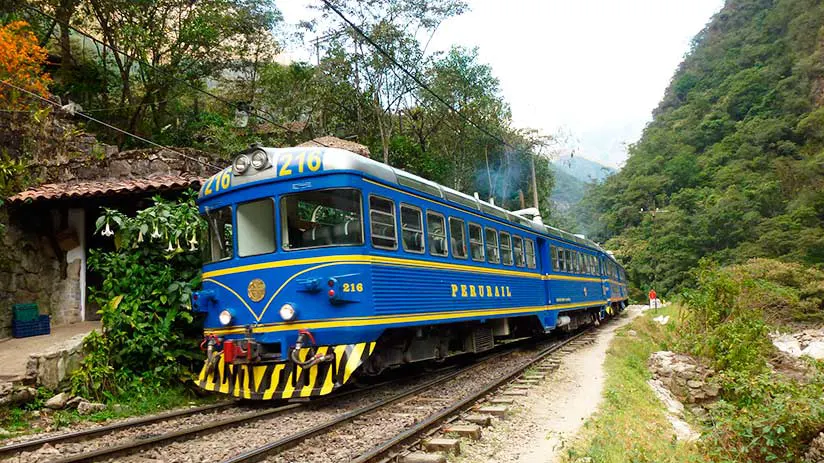 get to machu picchu by train