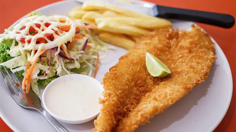 fried trout peru food