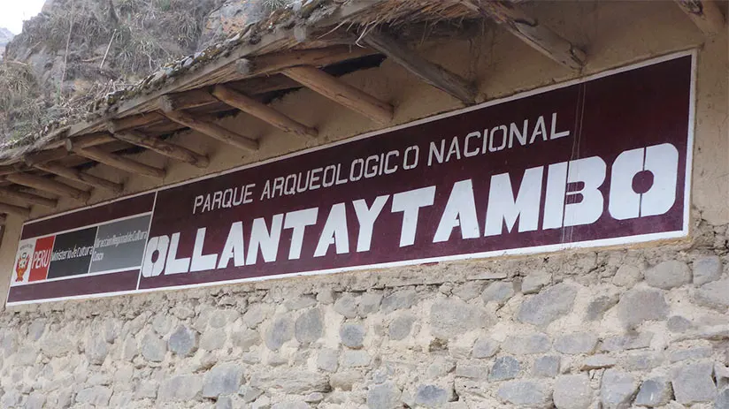 ollantaytambo sign