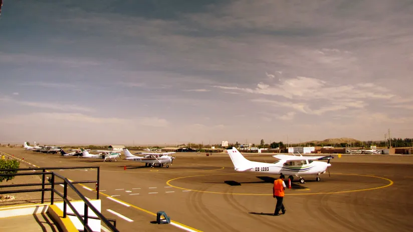 View of Nazca Lines airport