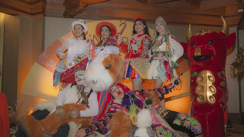 Andean dance and music in INTURSA Awards