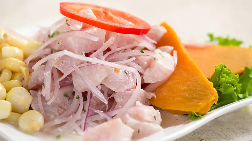 Peruvian vegan ceviche