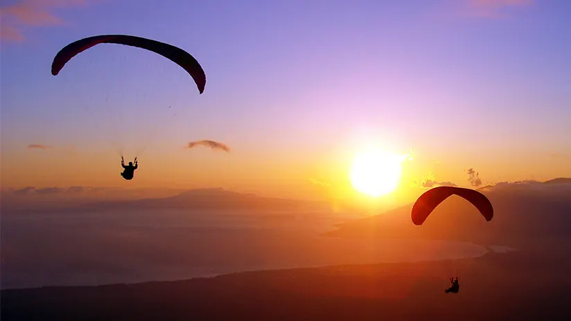 Paragliding in Peru