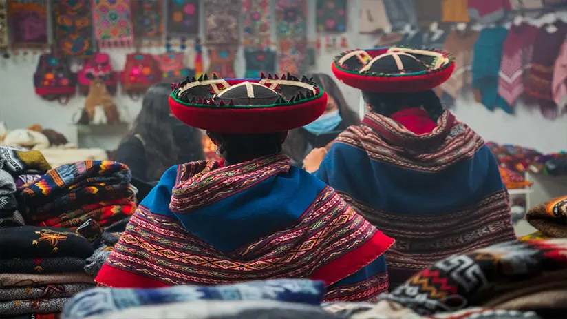 Cultural textiles shop Cusco