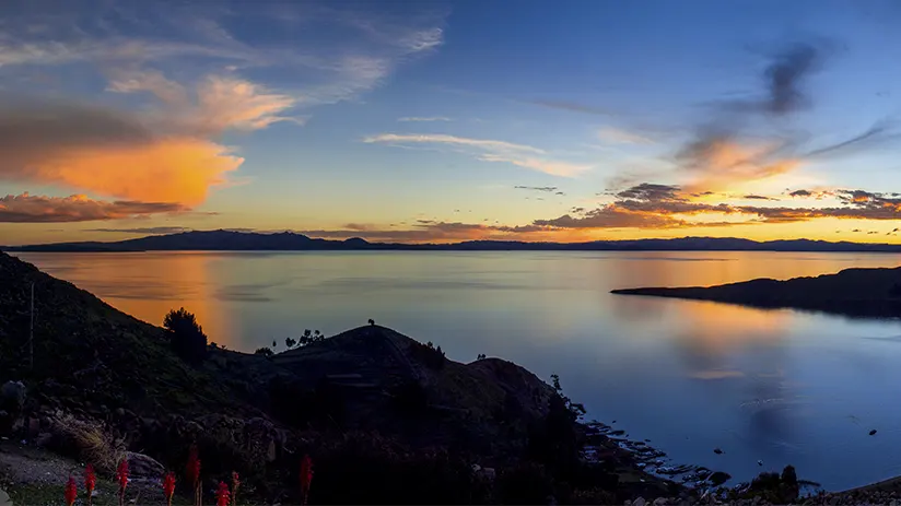 Lake Titicaca sunset
