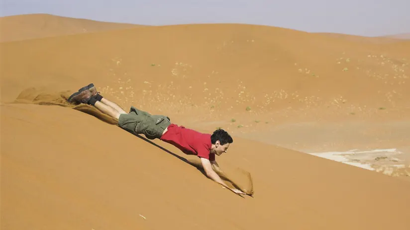 Level and diffilculty of the sandboarding in Paracas