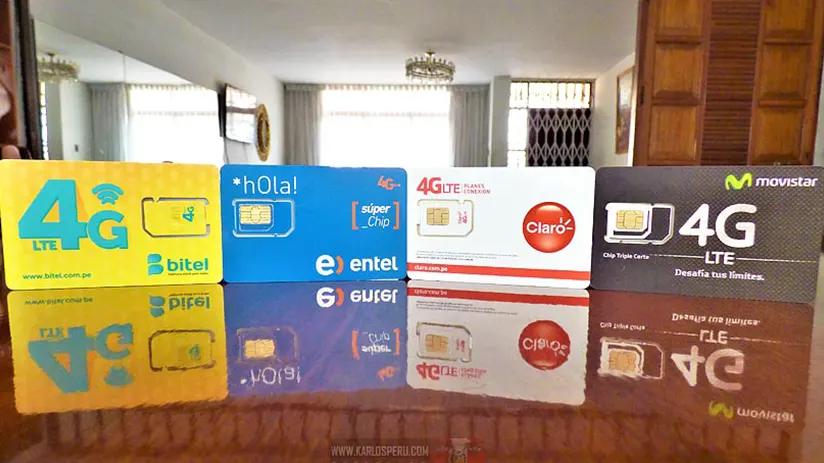 Main operators in Peru