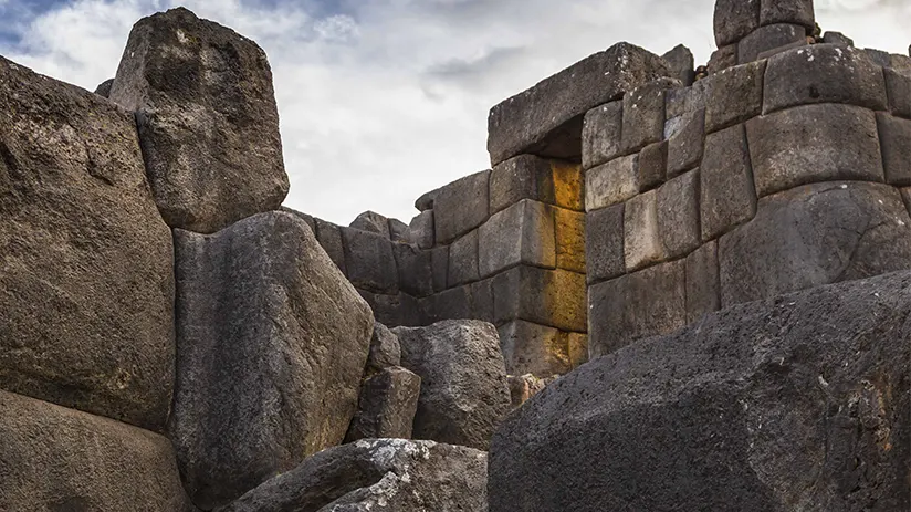 Ancient Inca ruins in Cusco