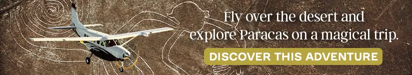 Fly over the desert and explore Paracas on a magical trip.