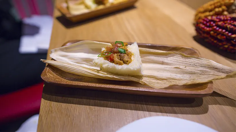 Quinoa tamale