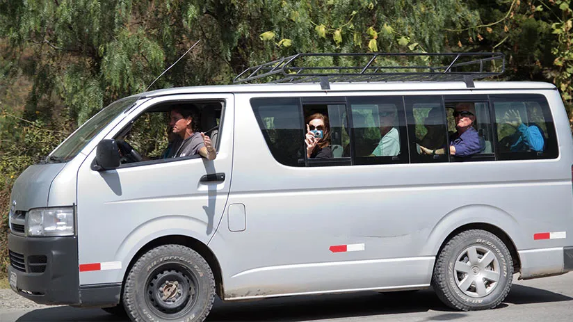 Van to Aguas Calientes