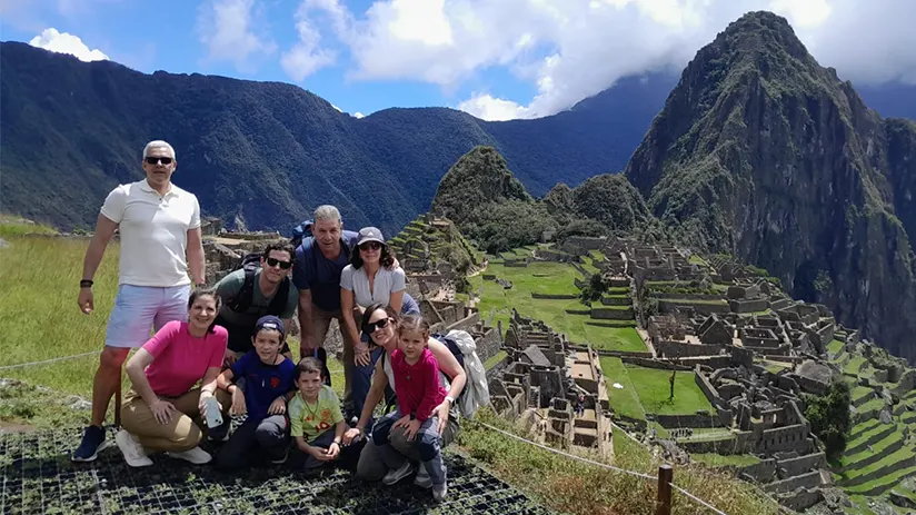 Inca Citadel with kids