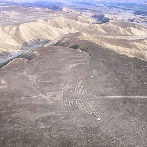 Nazca is located on the Peruvian