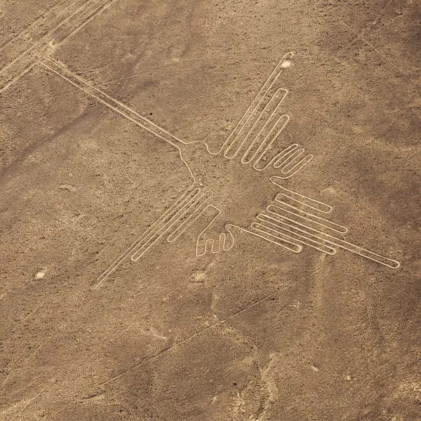Overfly the mysterious Nazca Lines heading to Cusco