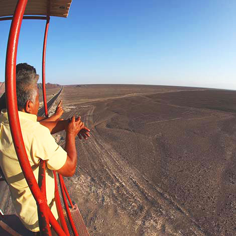 Do not like the thought of flying, see the Nazca lines from the ground