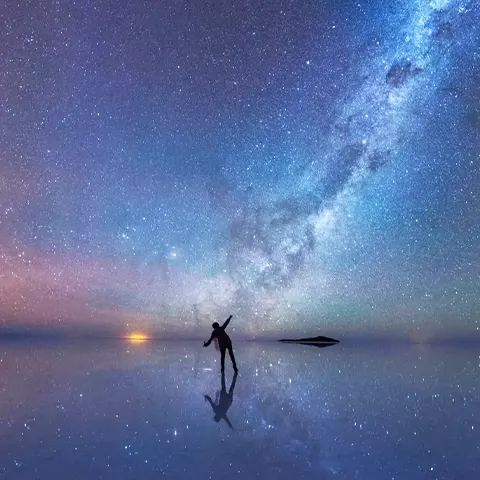 uyuni bolivia night