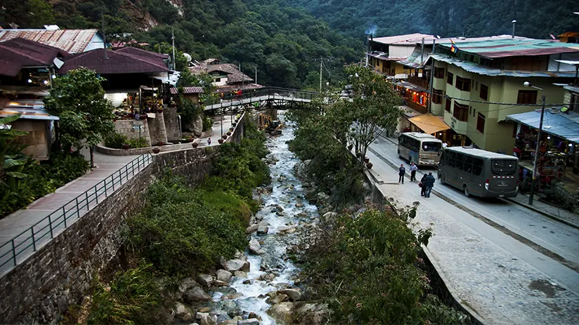 Aguas Calientes location