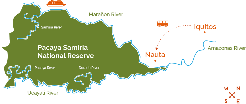 delfin i itinerary map