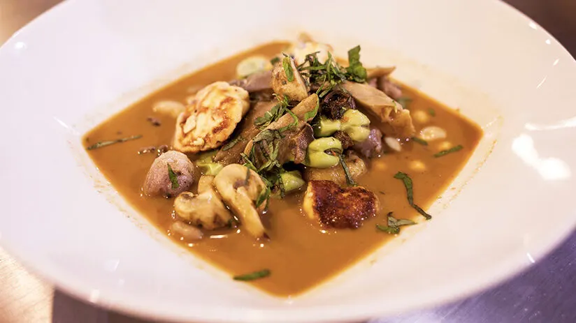 Capchi de setas Peruvian food