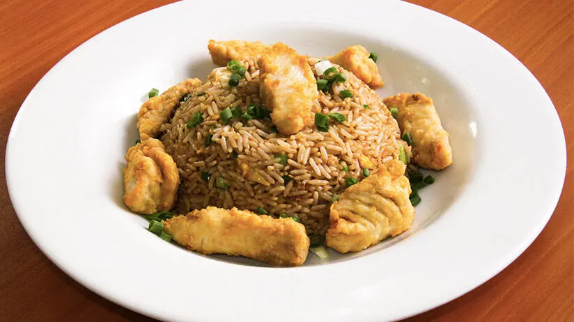 Chaufa rice Peruvian food