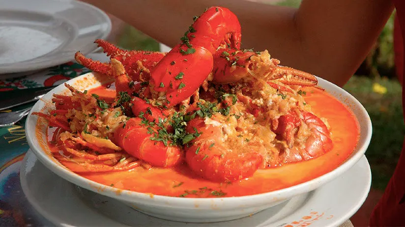 Chupe de camarones Peru food