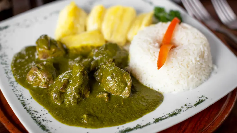 Seco de cordero Peruvian food