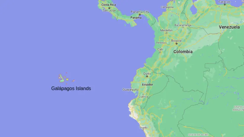 Galapagos Islands map