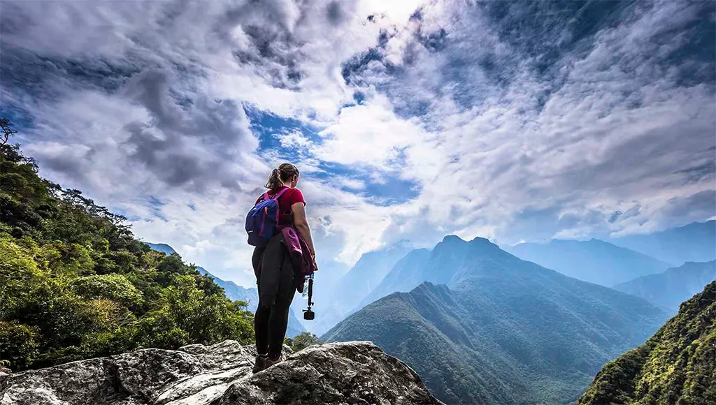 Trekking in mountains Peru