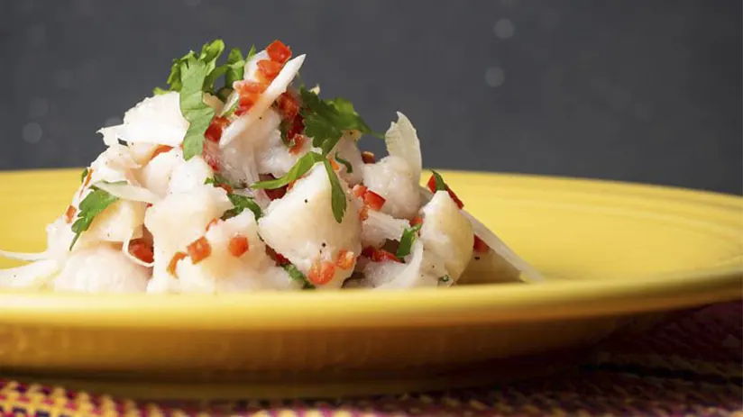 Serving ceviche