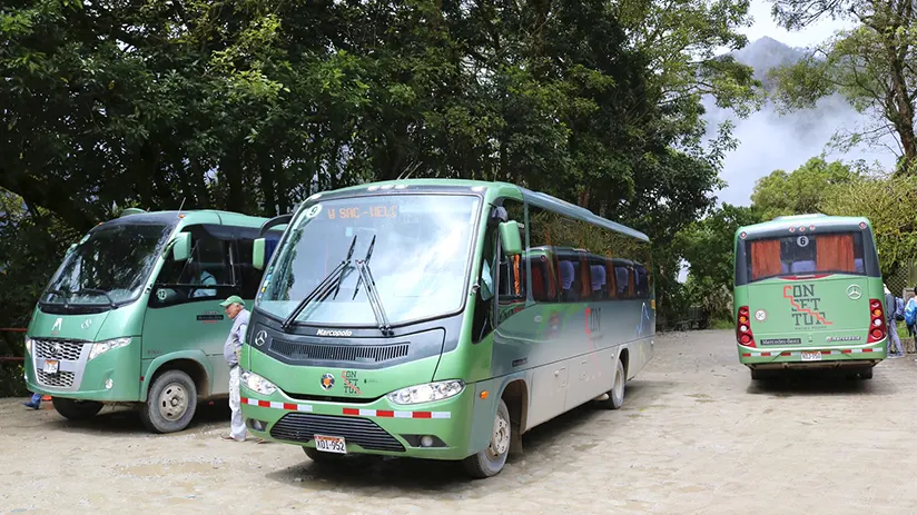 Bus from Machu Picchu