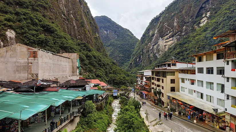 Aguas Calientes town