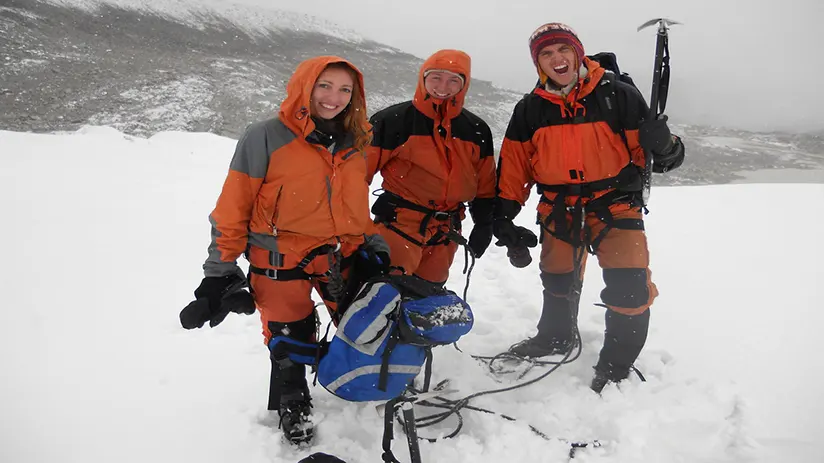 Climbers Huayna Potosi