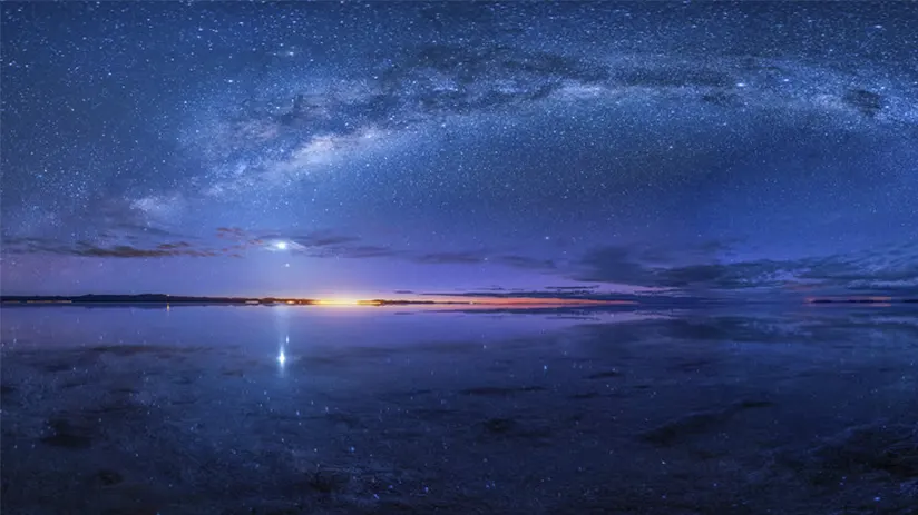 Night sky shots in Uyuni Salt Flats