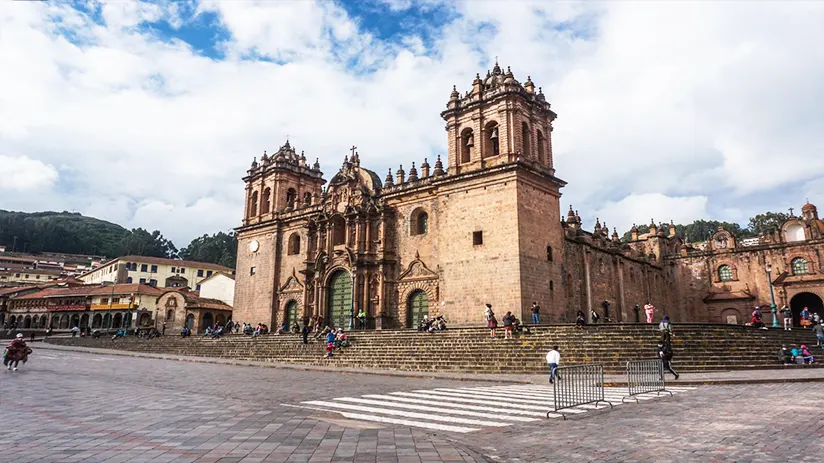 Cathedral in main square Cusco
