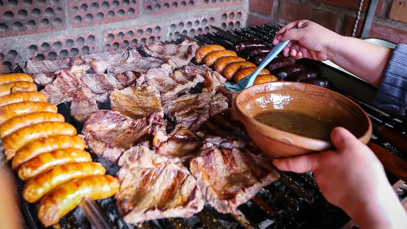 Traditional Bolivian street food