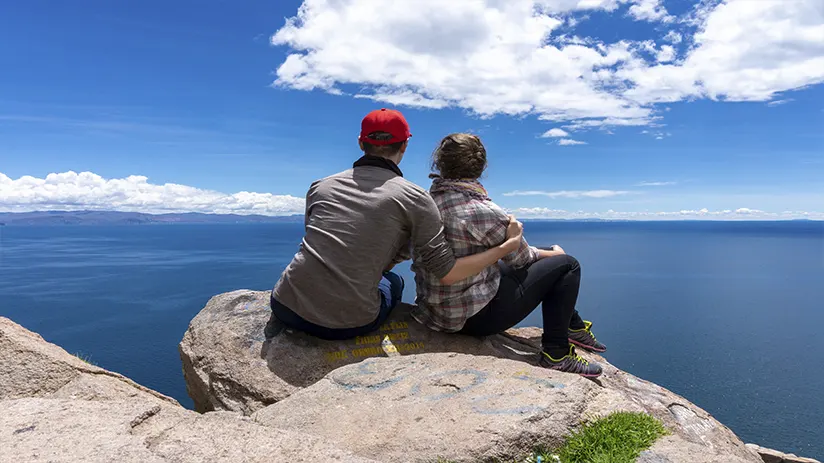 Couple in Bolivia country