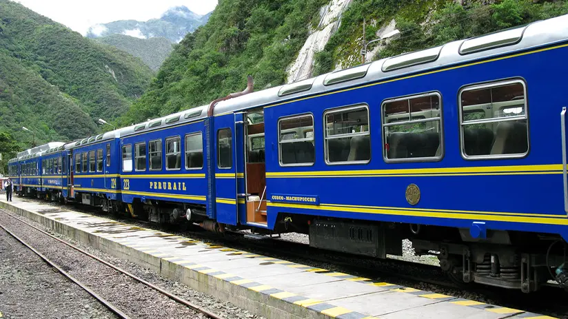 Train to Machu Picchu Aguas Calientes
