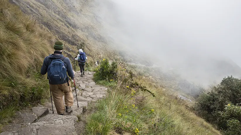 The inca trail in Peru