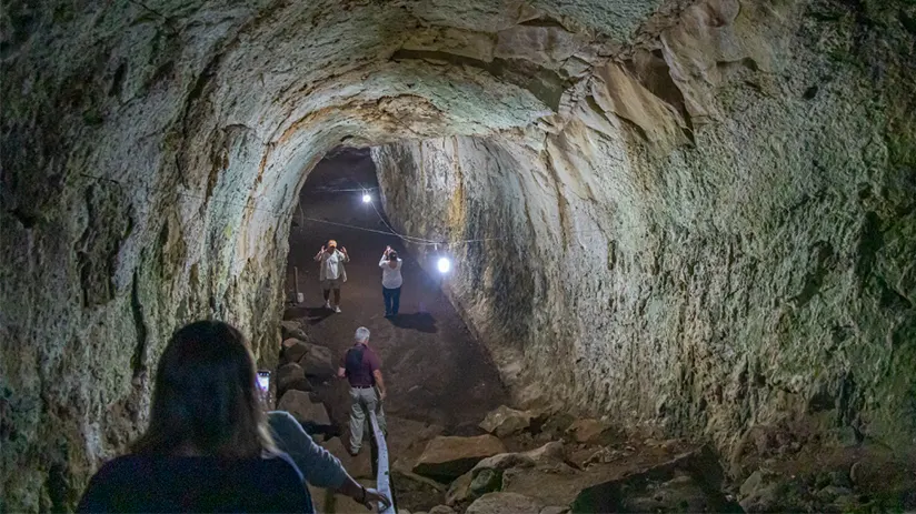Galapagos lava tunels