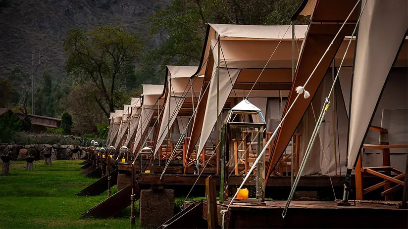 Glamping and traditional hotels