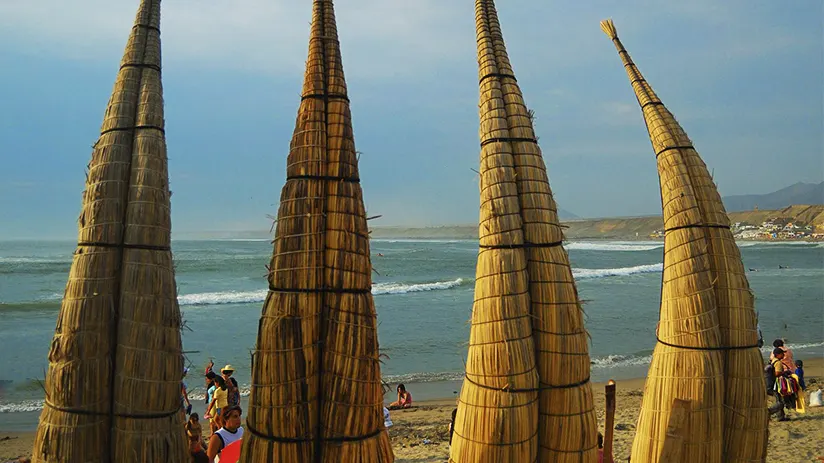 Caballitos de Totora in Huanchaco 